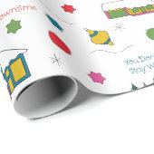 Cadeau Papier d'emballage des compétences d'adaptation de (Coin rond)