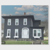 Cadeau Papier d'emballage des couleurs d'automne (Plat)