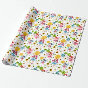 Cadeau  Papier d'emballage des fées