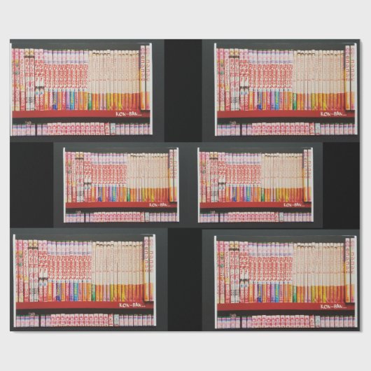 Cadeau Papier d'emballage des livres d'Anime (Plat)