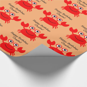 Cadeau Papier d'emballage des textes faits sur commande