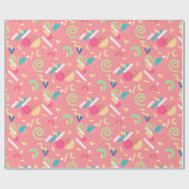 Cadeau Papier d'emballage design Memphis (Plat)