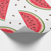 Cadeau Papier d'emballage d'été tropical de pastèque (Coin)