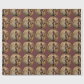 Cadeau Papier d'emballage d'harpe (Plat)