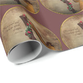 Cadeau Papier d'emballage d'harpe (Coin rond)