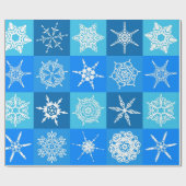 Cadeau papier d'emballage d'hiver (Plat)