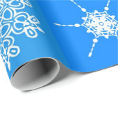 Cadeau papier d'emballage d'hiver (Coin rond)