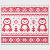 Cadeau Papier d'emballage d'hiver de Noël sans couture de (Plat)