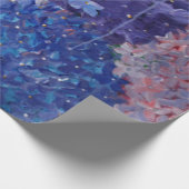 Cadeau Papier d'emballage d'hortensia - conception unique (Coin)