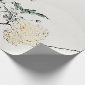 Cadeau Papier d'emballage d'impression à fleurs JAPONAISE (Coin)
