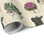 Cadeau Papier d'emballage d'impression botaniques (Coin rond)