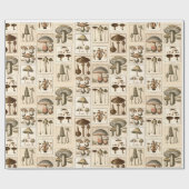 Cadeau Papier d'emballage d'impression botaniques (Plat)