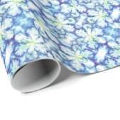 Cadeau Papier d'emballage d'impression d'iris (Coin rond)