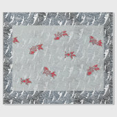 Cadeau Papier d'emballage d'IMPRESSION POISSON JAPONAIS (Plat)