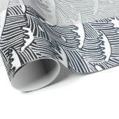 Cadeau Papier d'emballage d'IMPRESSION POISSON JAPONAIS (Coin rond)