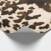 Cadeau papier d'emballage d'impression pour vache (Coin)