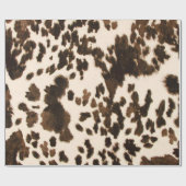 Cadeau papier d'emballage d'impression pour vache (Plat)