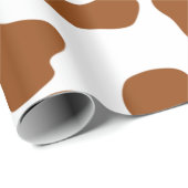 Cadeau Papier d'emballage d'impression pour vache  (Coin rond)