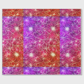 Cadeau Papier d'emballage d'impression rose chic. (Plat)