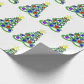 Cadeau Papier d'emballage d'Infini-Arbre (Coin)