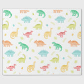 Cadeau Papier d'emballage Dinosaur (Plat)