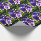 Cadeau Papier d'emballage d'iris assez pourpre (Coin)