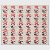 Cadeau Papier d'emballage d'OEUFS du Joyeuses Fêtes (Plat)