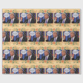 Cadeau Papier d'emballage Donald Trump (Plat)
