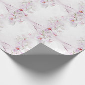 Cadeau Papier d'emballage d'orchidée (Coin)