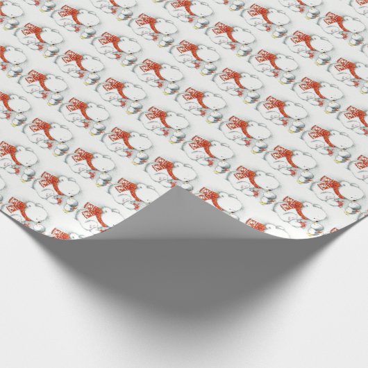 Cadeau Papier d'emballage d'ours blanc (Coin)