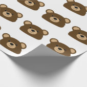 Cadeau Papier d'emballage d'ours de nounours (Coin)