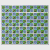 Cadeau Papier d'emballage d'ours de paix (Plat)