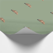 Cadeau papier d'emballage d'ours gris (Coin)