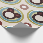 Cadeau papier d'emballage d'ours heureux (Coin)