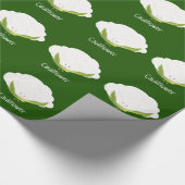 Cadeau Papier d'emballage du caractère | de chou-fleur (Coin)