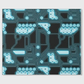 Cadeau papier d'emballage du circuit imprimé (Plat)