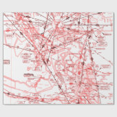 Cadeau Papier d'emballage du diagramme d'aviation (Plat)