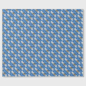 Cadeau Papier d'emballage du drapeau argentin (Plat)