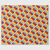 Cadeau Papier d'emballage du drapeau de l'Allemagne (Plat)