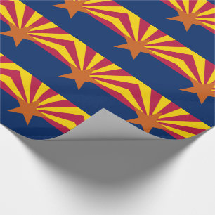 Cadeau Papier d'emballage du drapeau de l'Arizona