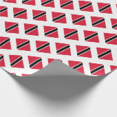 Cadeau Papier d'emballage du drapeau de Trinité-et-Tobago (Coin)