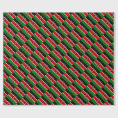 Cadeau Papier d'emballage du drapeau du Kenya (Plat)