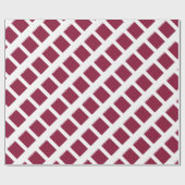 Cadeau Papier d'emballage du drapeau du Qatar (Plat)