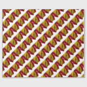 Cadeau Papier d'emballage du drapeau espagnol (Plat)