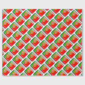 Cadeau Papier d'emballage du drapeau portugais (Plat)