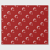 Cadeau Papier d'emballage du drapeau turc (Plat)