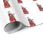 Cadeau Papier d'emballage du père noël de Celtic (Coin rond)