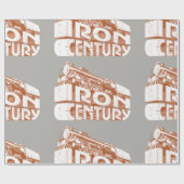 Cadeau Papier d'emballage du siècle du fer (Plat)