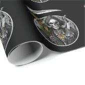 Cadeau Papier d'emballage effrayant pour les mauvaises he (Coin rond)