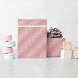 Cadeau Papier d'emballage élégant à pois rose clair